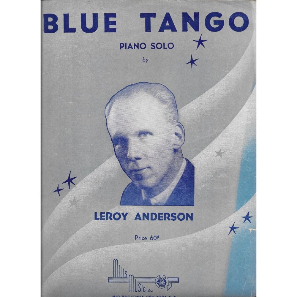 Blue Tango Piano Solo By Leroy Anderson 1951 Sheet Music